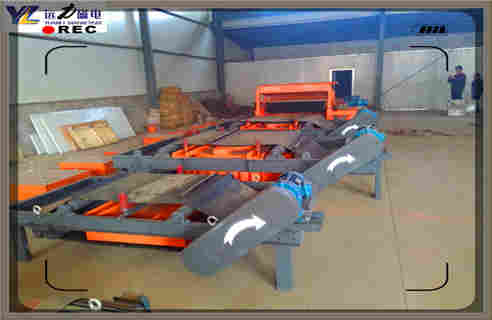 電磁自卸式除鐵器，RCDD-5電磁自卸式除鐵器設備_RCDD-5電磁自卸式除鐵器設備廠(chǎng)家配件_型號及工作視頻