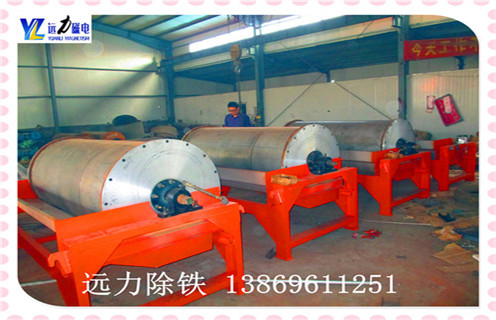 永磁筒式磁選機，福建永磁筒式磁選機優(yōu)缺點(diǎn)_遠力福建永磁筒式磁選機優(yōu)缺點(diǎn)的結構磁場(chǎng)分布圖 